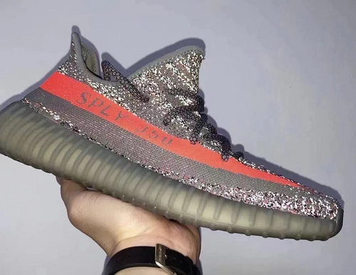 Adidas Originals Yeezy Boost 350 V2 _Beluga Reflective_ Gray Orange Full Sky Star_ GW1229 Men and Women_s Shoes 36-48 code-97e71833